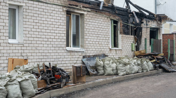 Professional Fire Damage Removal technician working in Minnetonka, MN
